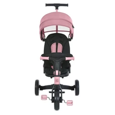 Трехколесный велосипед Turbo Trike MT 1036 pink розовый трансформер с ручкой фото 14