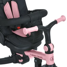 Трехколесный велосипед Turbo Trike MT 1036 pink розовый трансформер с ручкой фото 22