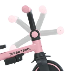 Трехколесный велосипед Turbo Trike MT 1036 pink розовый трансформер с ручкой фото 20