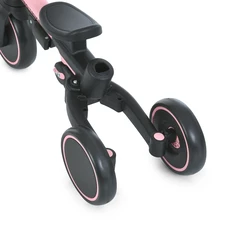 Трехколесный велосипед Turbo Trike MT 1036 pink розовый трансформер с ручкой фото 86