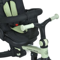 Трехколесный велосипед Turbo Trike MT 1036 beige бежевый трансформер с ручкой фото 28