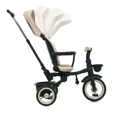 Трехколесный велосипед MT 1038-1 Magnet Gray темно-серый с ручкой фото 21