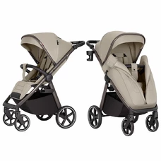Прогулочная коляска Carrello Bravo SL Deluxe CRL-5520 Shale Beige бежевая фото 21