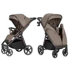 Прогулочная коляска Carrello Bravo SL Deluxe CRL-5520 Desert Beige светло-коричневая фото 21