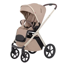 Универсальная коляска 2 в 1 Carrello Vector CRL-6550 Walnut Beige бежевая с сумочкой фото 14
