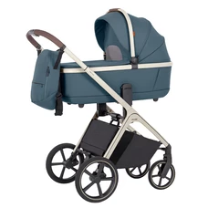 Универсальная коляска 2 в 1 Carrello Vector CRL-6550 Prime Blue синяя с сумочкой