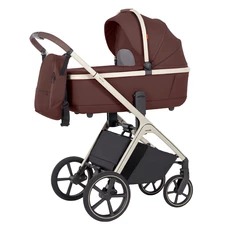 Универсальная коляска 2 в 1 Carrello Vector CRL-6550 Sienna Beige коричневая с сумочкой