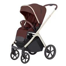 Универсальная коляска 2 в 1 Carrello Vector CRL-6550 Sienna Beige коричневая с сумочкой фото 14