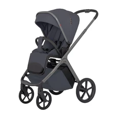 Универсальная коляска 2 в 1 Carrello Vector CRL-6550 Plum Grey темно-серая с сумочкой фото 14