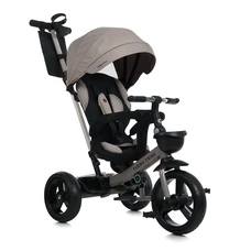 Трехколесный велосипед Turbo Trike MT 1001-1 Almond Beige бежевый с ручкой