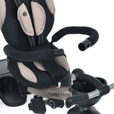 Трехколесный велосипед Turbo Trike MT 1001-1 Almond Beige бежевый с ручкой фото 22