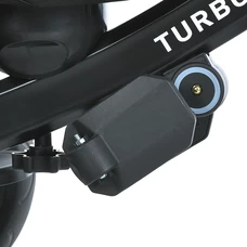 Трехколесный велосипед Turbo Trike MT 1001-1 Elegant Black черный с ручкой фото 92