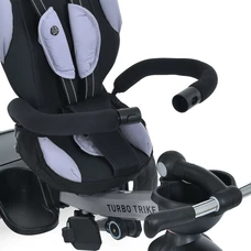 Трехколесный велосипед Turbo Trike MT 1001-1 Smart Grey серый с ручкой фото 31