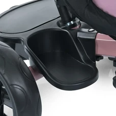 Трехколесный велосипед Turbo Trike MT 1001-1 Mauve Pink розовый с ручкой фото 11