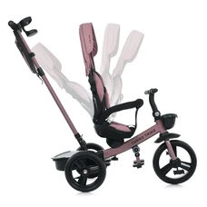Трехколесный велосипед Turbo Trike MT 1001-1 Mauve Pink розовый с ручкой фото 41