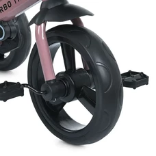 Трехколесный велосипед Turbo Trike MT 1001-1 Mauve Pink розовый с ручкой фото 54