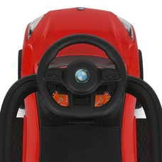 Каталка - толокар M 6253EL-8 розовая BMW с родительской ручкой фото 54