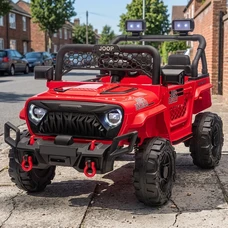 Детский электромобиль M 6325EBLR-3 красный Jeep с пультом управления