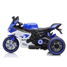 Детский мотоцикл M 6307EL-4 синий с мягким сиденьем фото 41