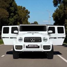 Детский электромобиль M 6236EBLR-1 белый Mercedes с мягким сиденьем фото 21