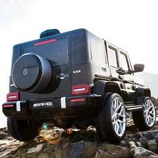 Детский электромобиль M 6236EBLR-2 черный Mercedes с мягким сиденьем фото 14