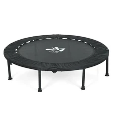 Батут MS 3383-9 черный диаметр 122 см высота 26 см фото 14