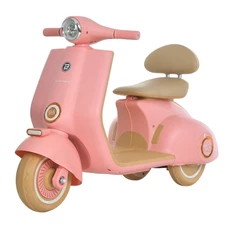 Детский мотоцикл M 6327L-8 розовый скутер с мягким сиденьем фото 37