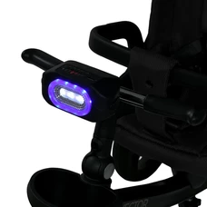 Трехколесный велосипед El Camino Vector ME 1162-1 Night Black черный с ручкой фото 22