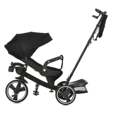 Трехколесный велосипед El Camino Vector ME 1162-1 Night Black черный с ручкой фото 63