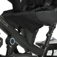 Трехколесный велосипед El Camino Vector ME 1162-1 Night Black черный с ручкой фото 71