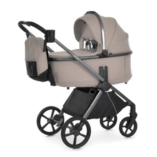 Универсальная коляска 2 в 1 El Camino Elle ME 1221 Beige бежевая люлька + прогулочный блок