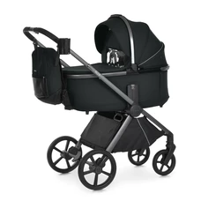 Универсальная коляска 2 в 1 El Camino Elle ME 1221 Black черная люлька + прогулочный блок