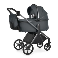 Универсальная коляска 2 в 1 El Camino Elle ME 1221 Gray серая люлька + прогулочный блок