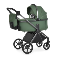 Универсальная коляска 2 в 1 El Camino Elle ME 1221 Green зеленая люлька + прогулочный блок