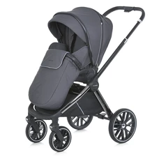 Универсальная коляска El Camino Prestige ME 1124-3 Magnet Gray темно-серая 2 в 1 фото 14