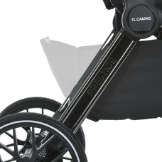 Универсальная коляска El Camino Prestige ME 1124-3 Magnet Gray темно-серая 2 в 1 фото 20