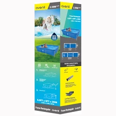 Каркасный бассейн Avenli 17805EU размеры 258 х 179 х 66 см с фильтр-насосом фото 71