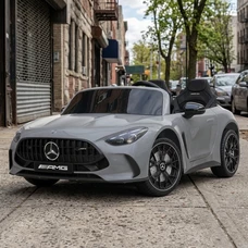 Двухместный детский электромобиль M 6313EBLR-11(24V) серый Mercedes 4 мотора по 200W