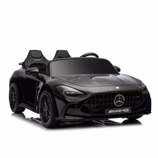 Двухместный детский электромобиль M 6313EBLRS-2(24V) черный Mercedes автопокраска фото 21