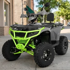 Квадроцикл бензиновый AX125-2-3 черно-красный двигатель 125 кубов фото 21