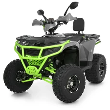 Квадроцикл бензиновый AX125-11-5 серо-зеленый двигатель 125 кубов фото 14