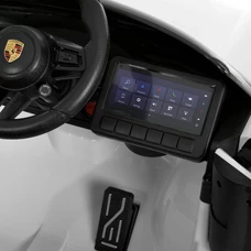 Детский электромобиль M 6314EBLR-1 белый Porsche с мягким сиденьем фото 16