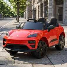 Детский электромобиль M 6314EBLR-3 красный Porsche с мягким сиденьем