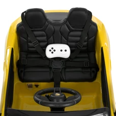 Детский электромобиль M 6314EBLR-6 желтый Porsche с мягким сиденьем фото 11