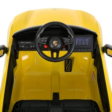 Детский электромобиль M 6314EBLR-6 желтый Porsche с мягким сиденьем фото 86