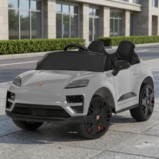 Детский электромобиль M 6314EBLR-11 серый Porsche с мягким сиденьем