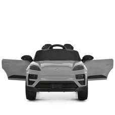 Детский электромобиль M 6314EBLR-11 серый Porsche с мягким сиденьем фото 14