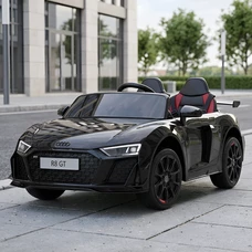 Двухместный детский электромобиль M 6310EBLR-2 Audi черный с EVA колесами