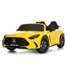 Двухместный электромобиль M 6315EBLR-6(24V) Mercedes желтый 2 мотора 320W фото 21