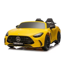 Двухместный электромобиль M 6315EBLR-6(24V) Mercedes желтый 2 мотора 320W фото 37